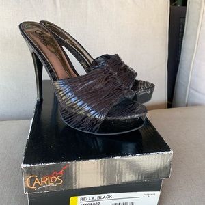 Women’s shoes by Carlos Santana, size 7.5M, color black